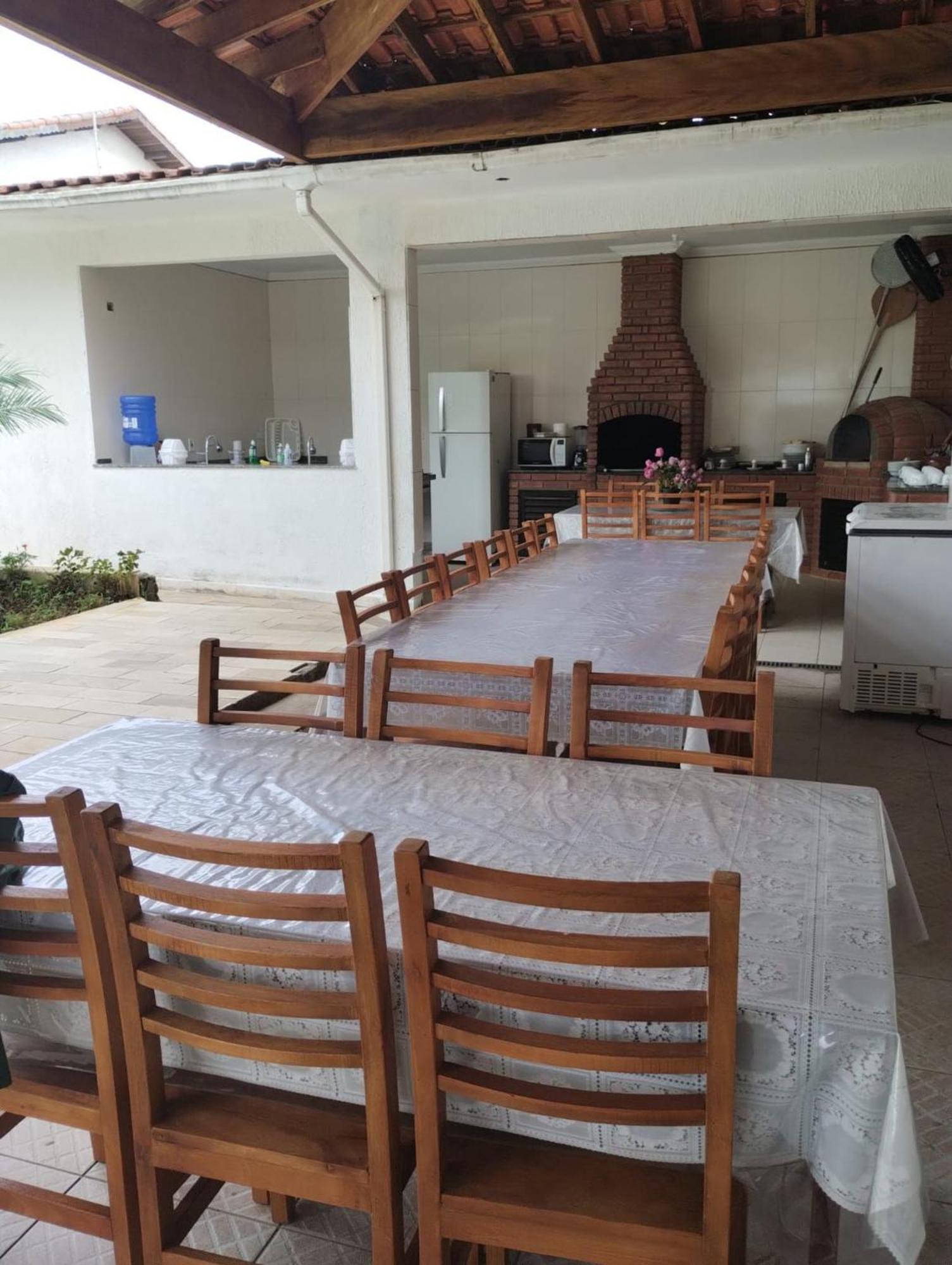 Piscina 6 Quarto 300M Praia Jardim Churrasqueira 16 Pessoas Garagem 3 Carros Monitoramento 24 Horas Mesa De Sinuca Itanhaém Esterno foto